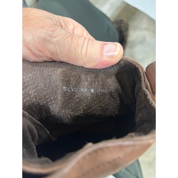 Nike Air Leather Combat Boot Brown Speed Hook Heritage Casual Men’s 9.5 Rare - Picture 4 of 10